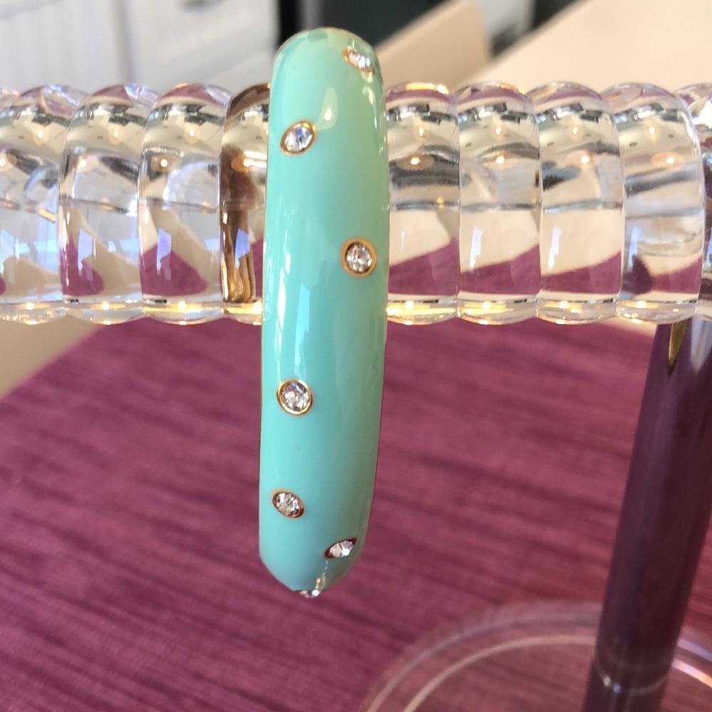 J Crew Mint Green Enamel Bracelet NWOT